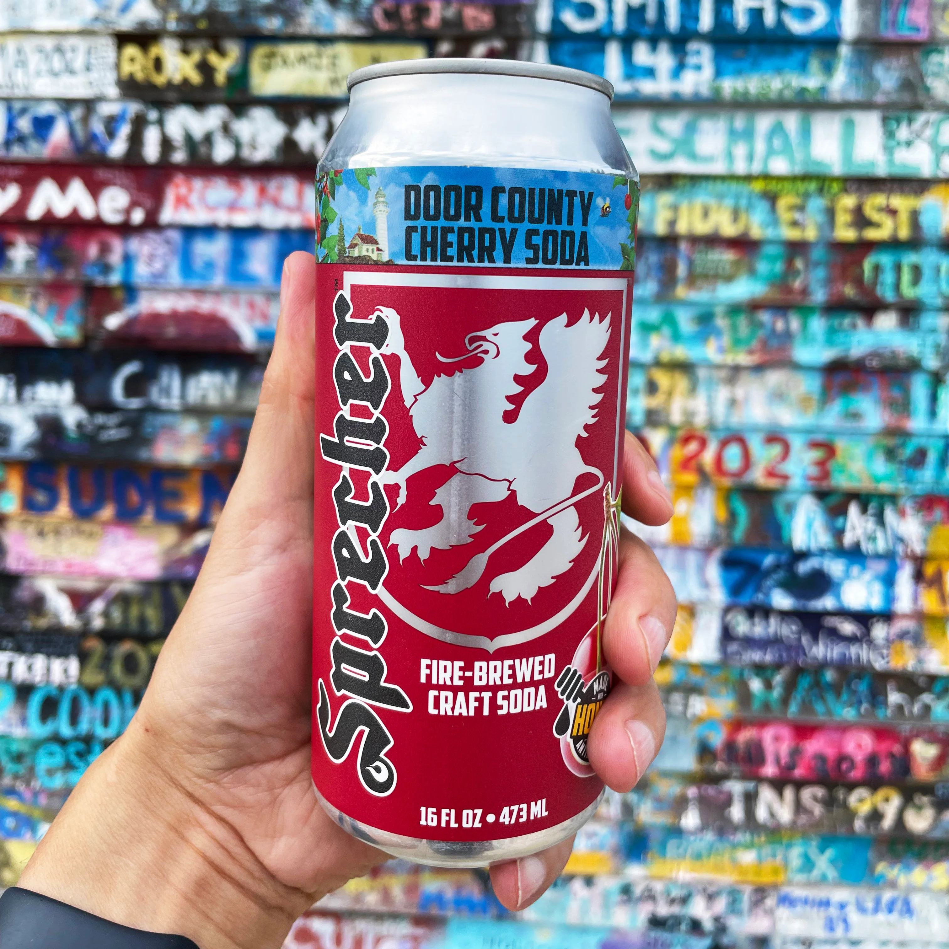 Door County Cherry Soda Cans - Image 2
