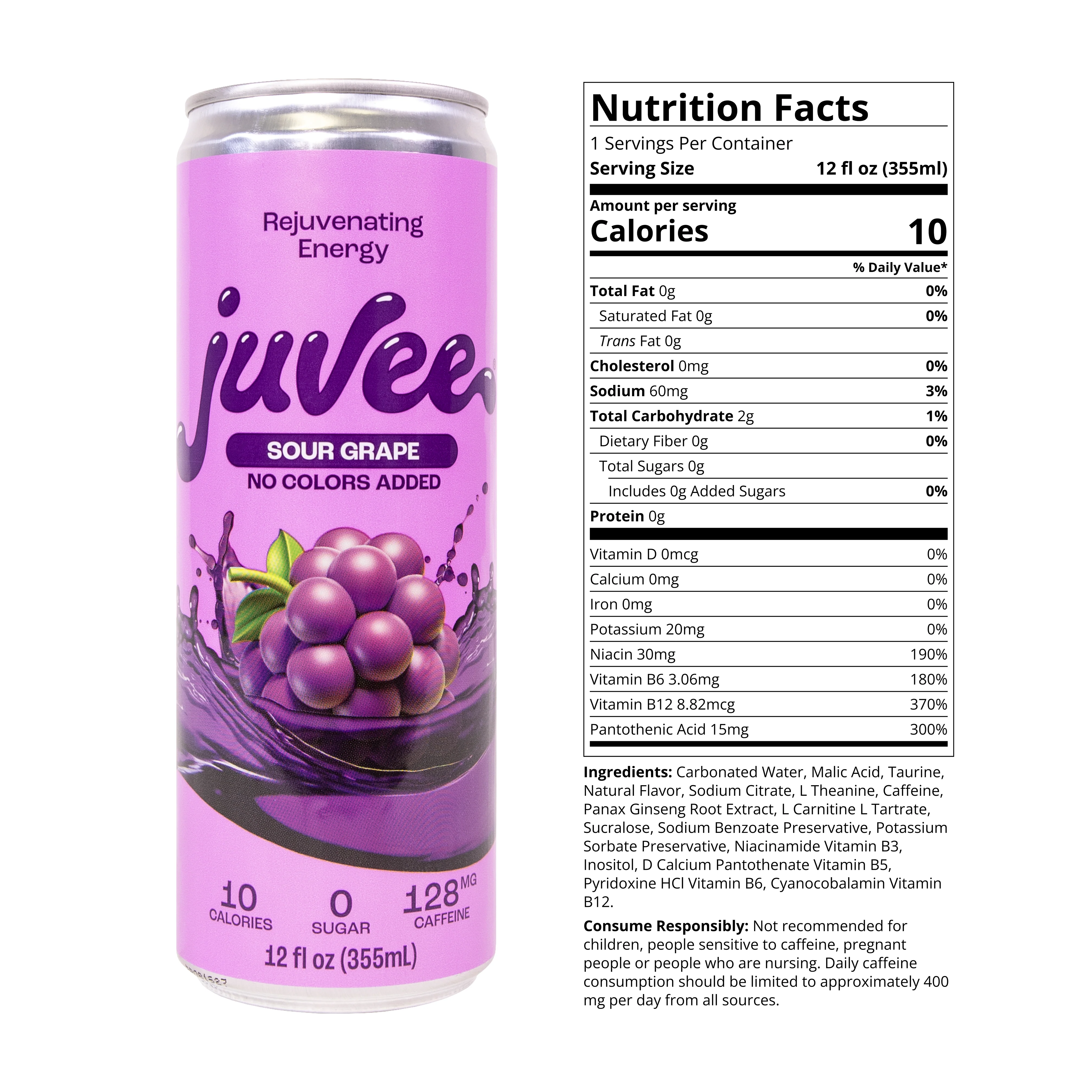 Sour Grape Energy Drink - Image 9