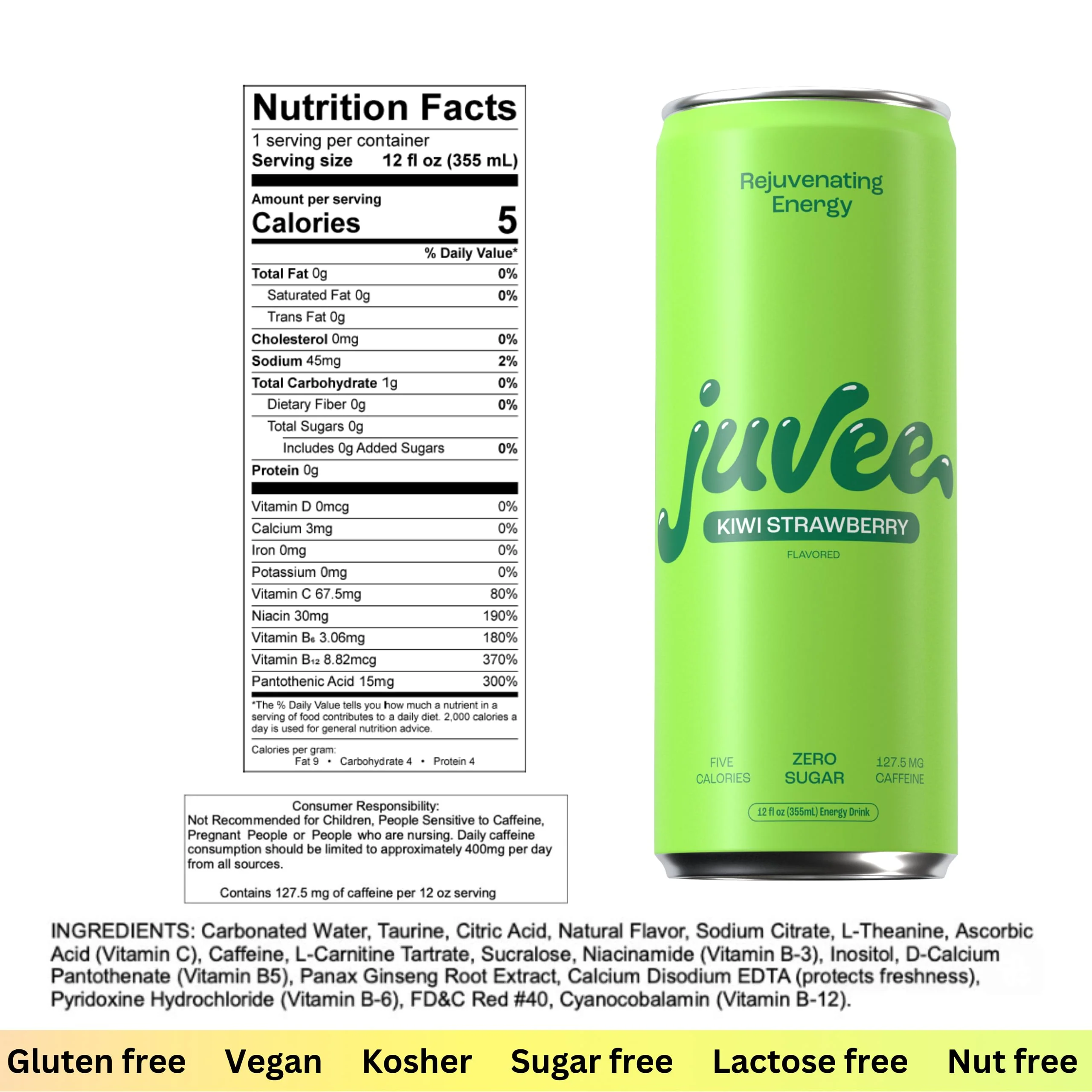 Kiwi Strawberry Energy Drink - Image 13