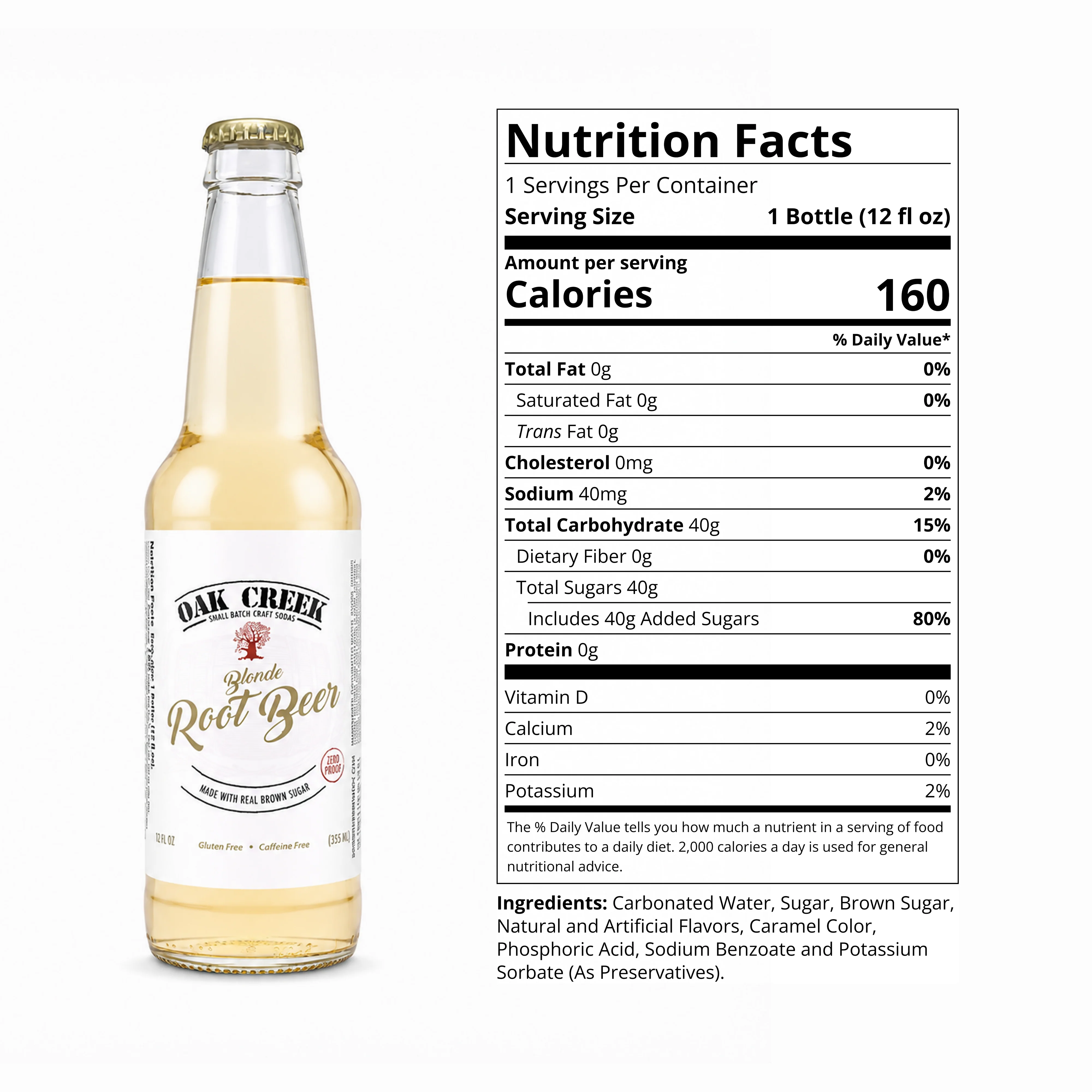 Oak Creek Blonde Root Beer Soda - Image 5