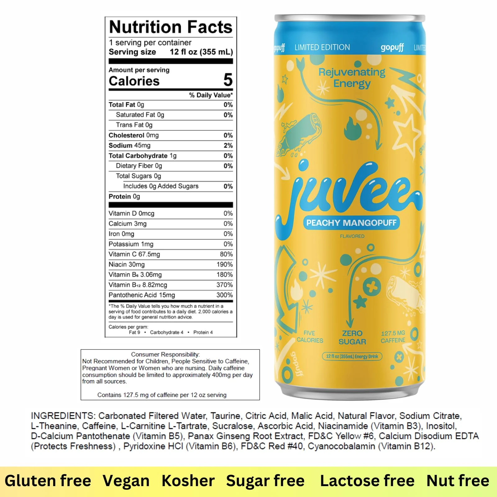 Peachy Mango Energy Drink - Image 9