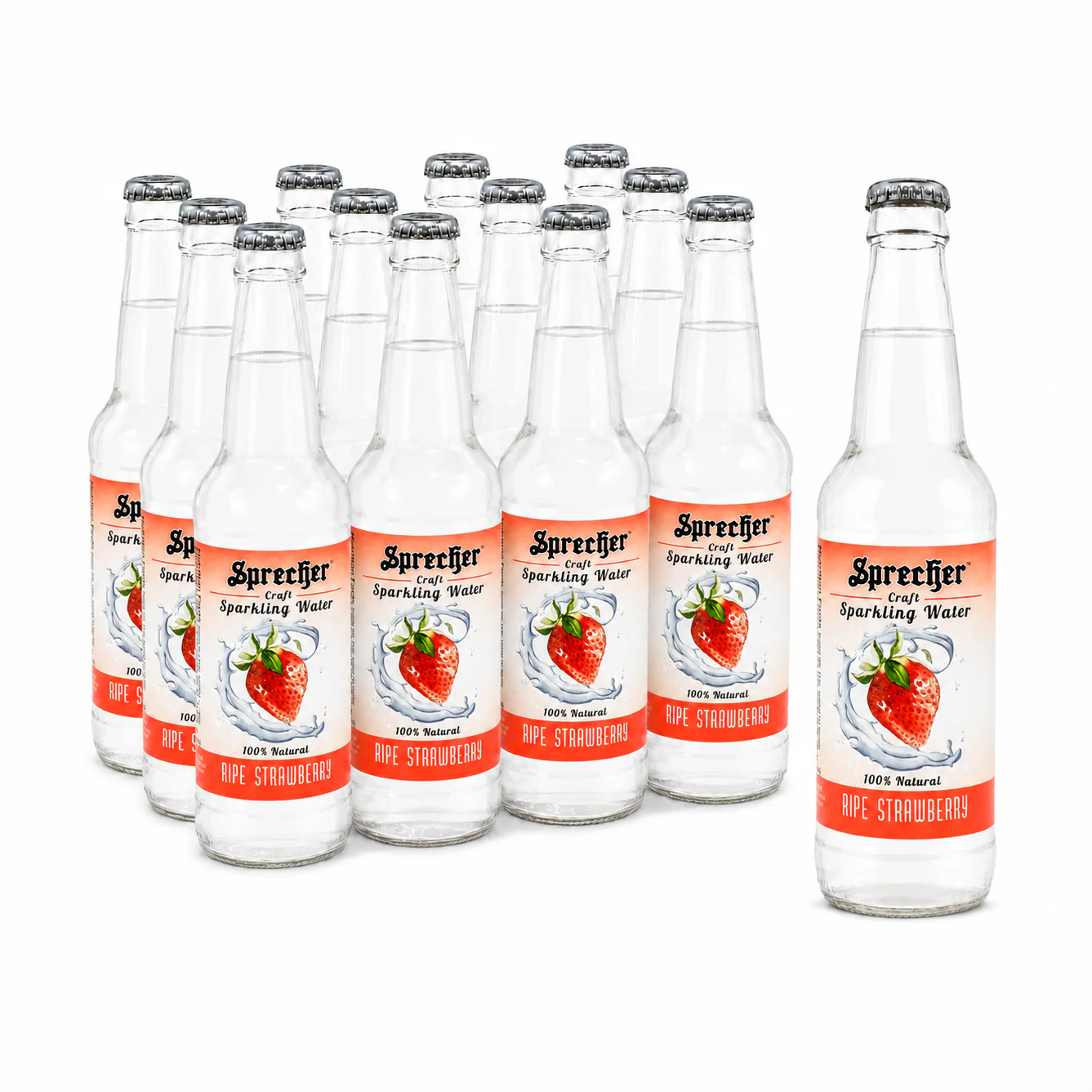 Ripe Strawberry Sparkling Water - Image 3