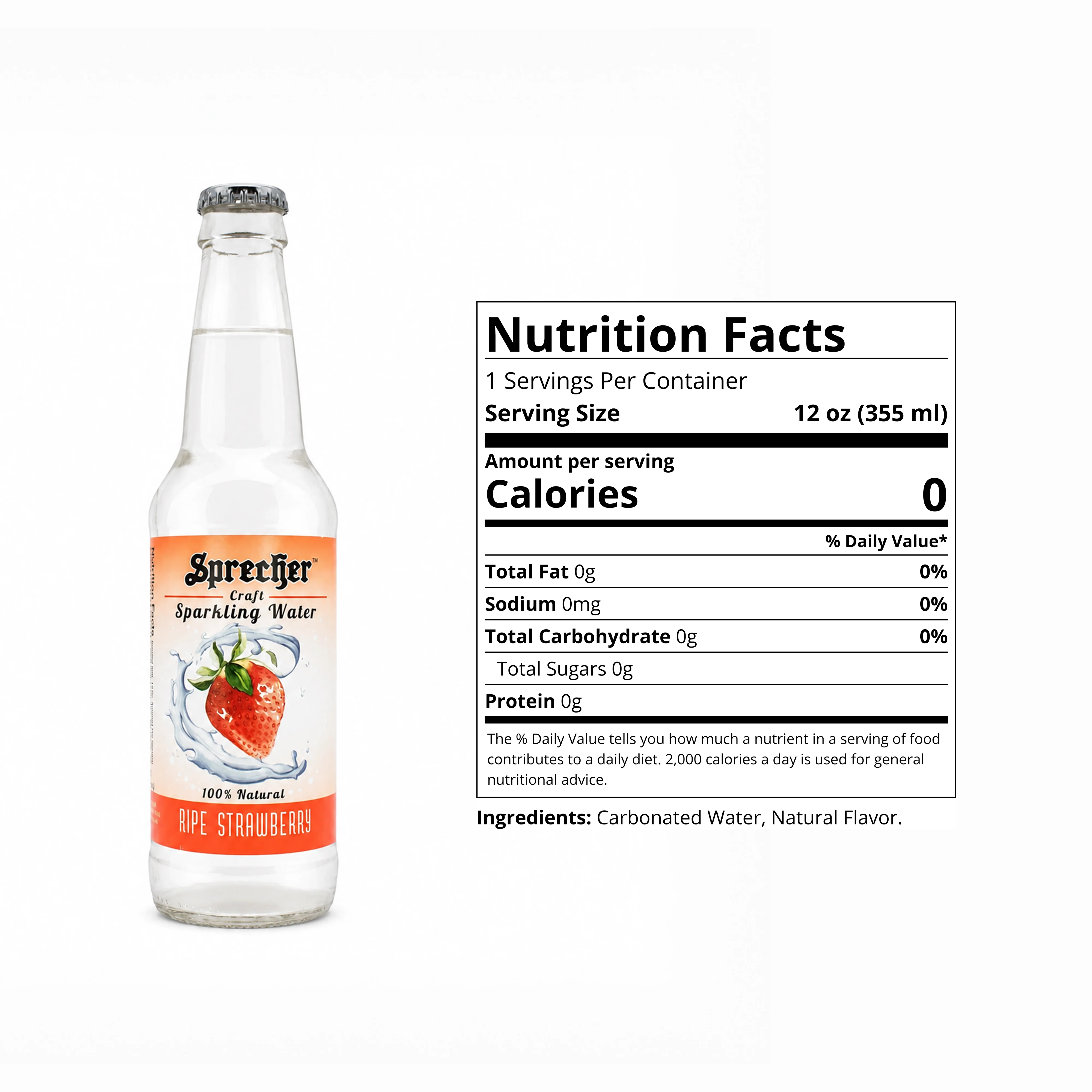 Ripe Strawberry Sparkling Water - Image 5