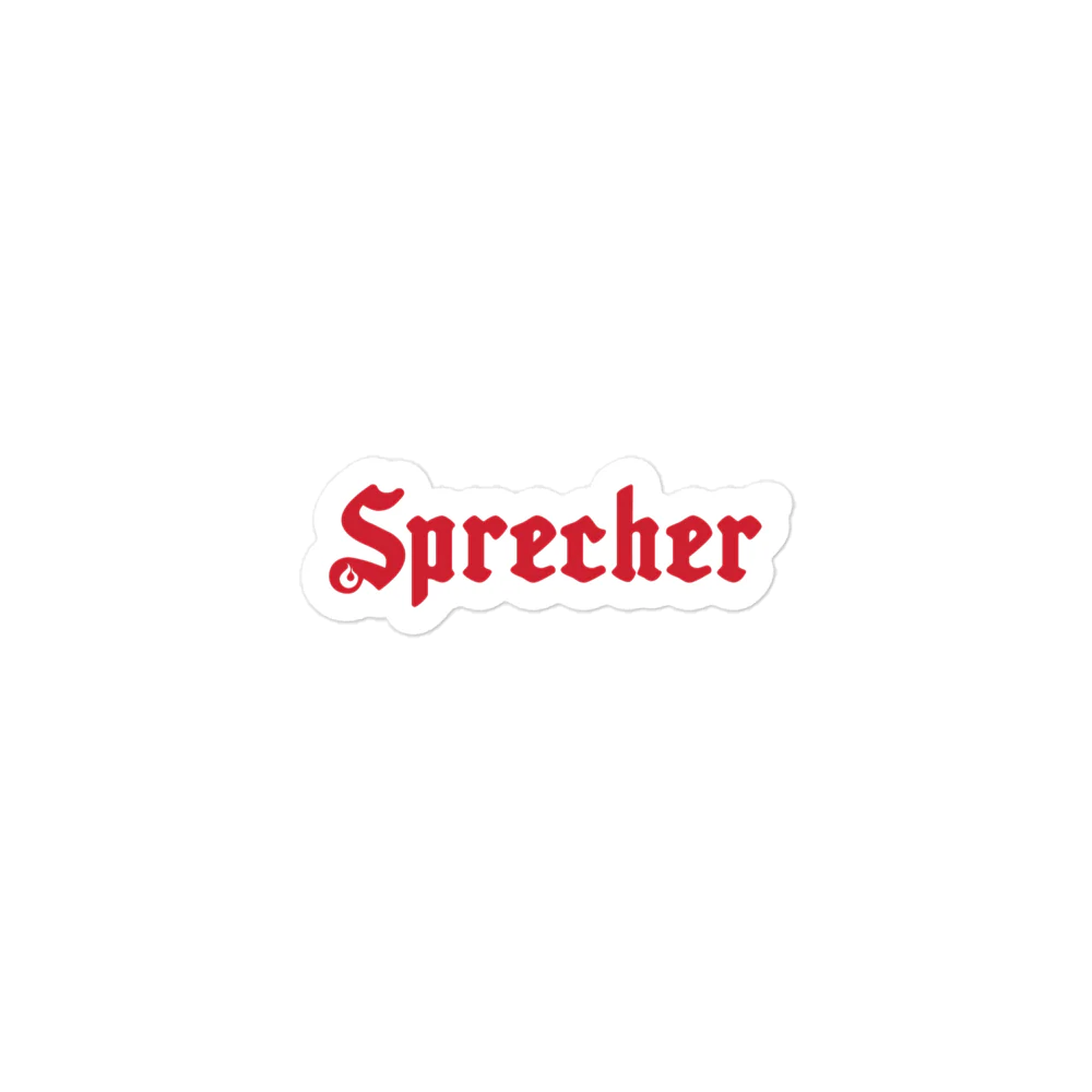 Vinyl Text Logo Sticker