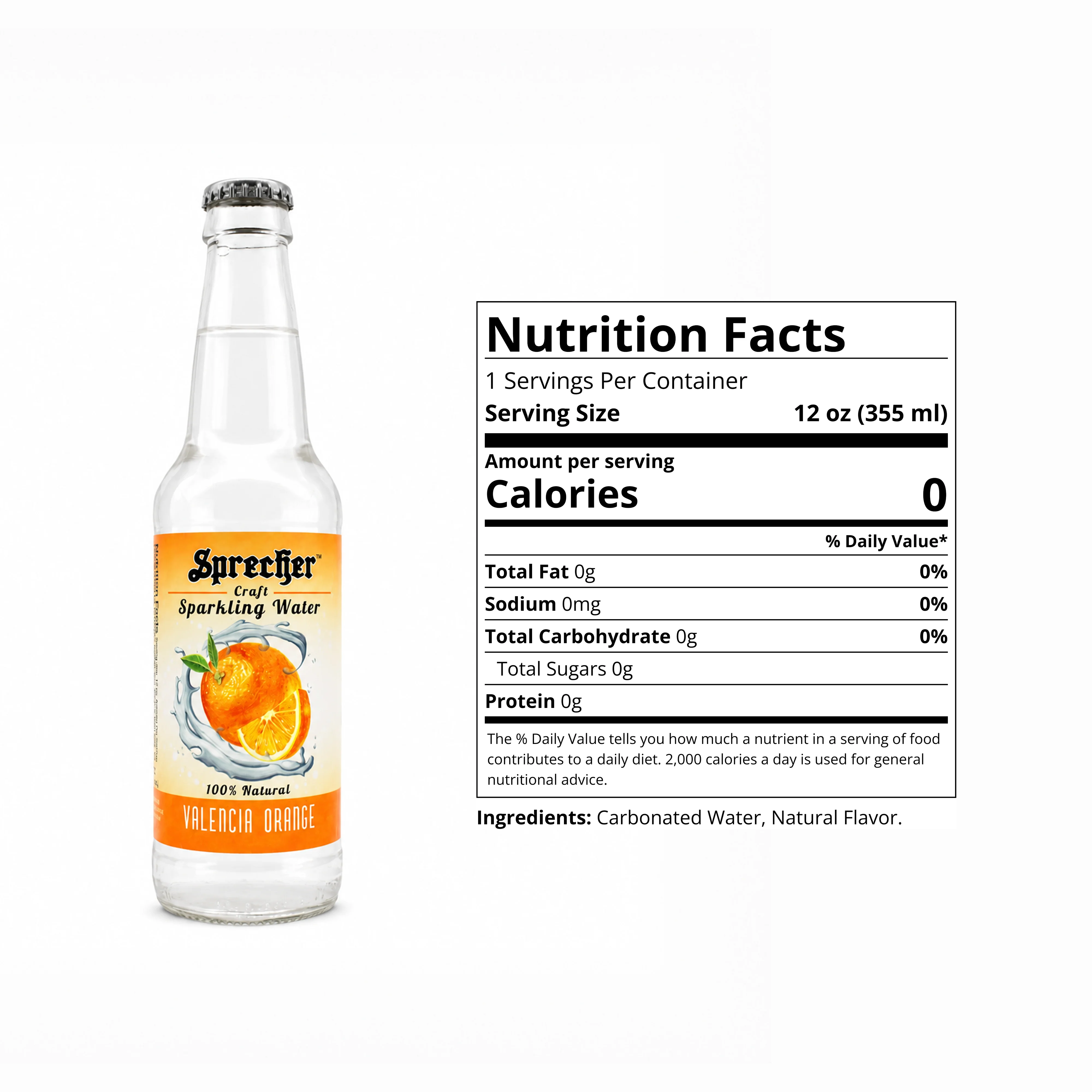 Valencia Orange Sparkling Water - Image 5